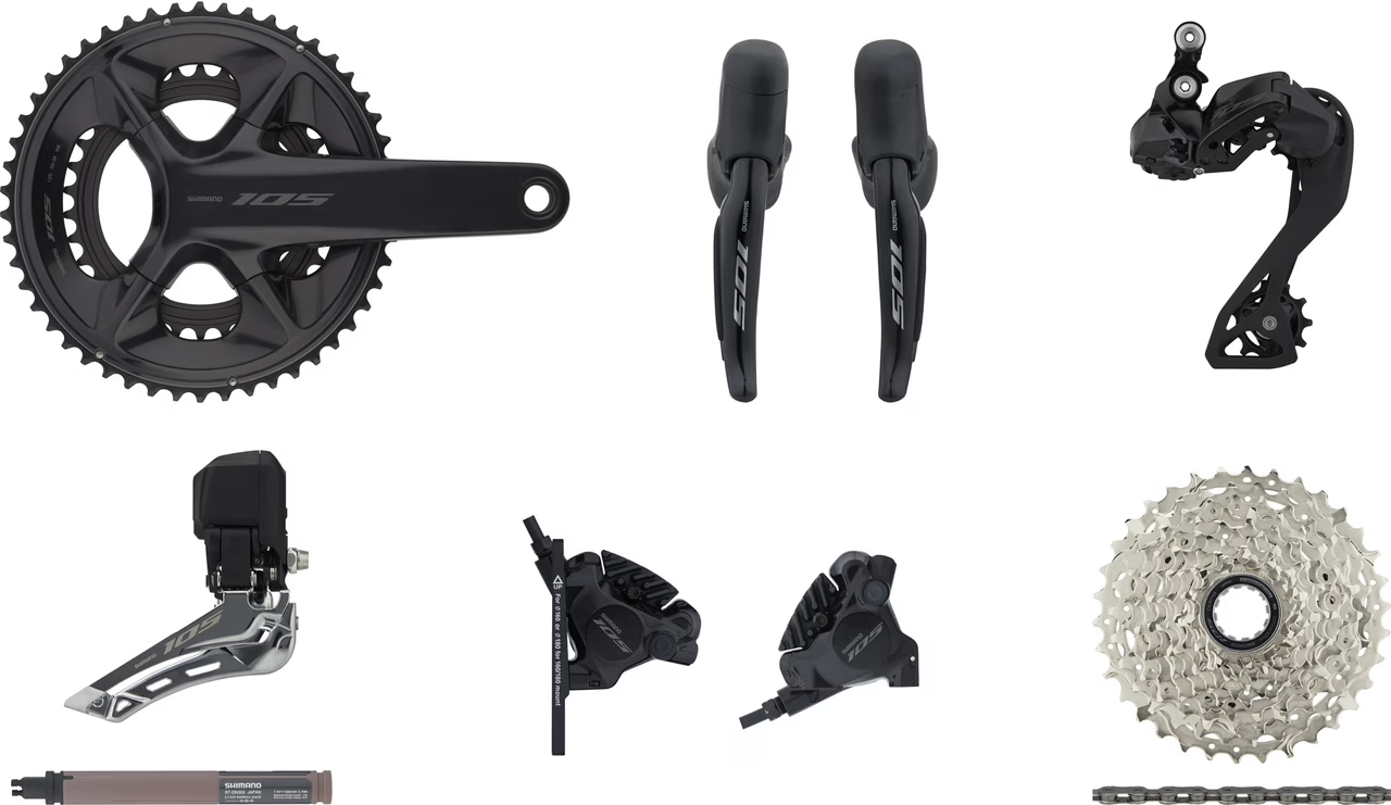 Groupe complet Shimano 105 di2 R7100
