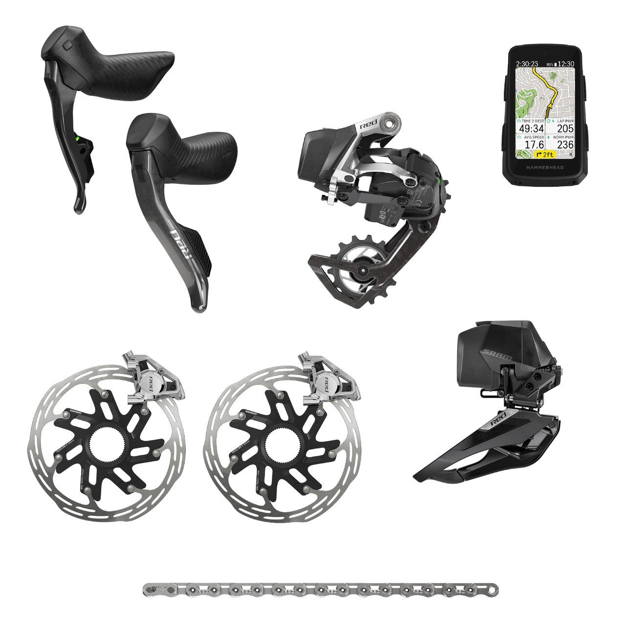 Mini groupe Sram Red axs E1